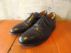 Johnston ＆ Murphyストレートチップシューズ黒size 12●230911k2-m-dshs-30cm 革靴ジョンストンアンドマーフィーレザー内羽根式