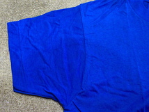 ビンテージ80's●DEADSTOCK FRUIT OF THE LOOMコットンポケットTシャツ青size M●230912c1-m-tsh-pl 1980sフルーツ半袖無地_画像8