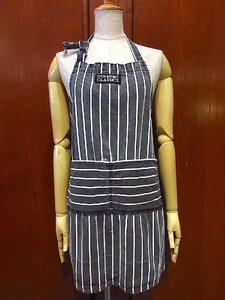  Vintage 80's90's*GOURMET CLASSICS cotton stripe apron *230919c6-apr 1980s1990s old clothes fashion accessories 