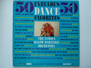 ◎★ジャズ / インストルメンタル■ラルフ・マーテリー / RALPH MARTERIE ■50 FABULOUS DANCE FAVORITES