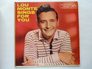 ★VOCAL■ルウ・モンテ/ LOU MONTE■LOU MONTE SINGS FOR YOU