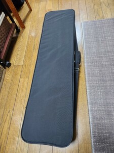 希少廃盤品　中古　三味線の超軽量ケース　中棹サイズまで　黒　a60