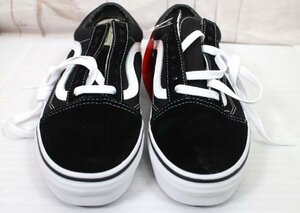 16 00562 ☆ VANS バンズ オールドスクール スニーカー ヴァンズ OLD SKOOL ブラック VN000D3HY28 US7.5-25.5【USED品】