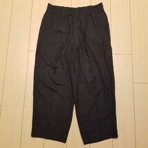 80s COMME des GARCONS HOMME PLUS シルク タックワイドパンツ アーカイブ ヴィンテージ_画像1