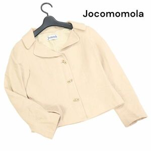 Jocomomola ホコモモラ シビラ 秋冬 衿付き♪ ウール ショート ジャケット Sz.40　レディース　K3T00337_9#N