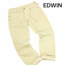 EDWIN エドウィン ER017L ジャージーズ♪ ストレッチ イージー デニム パンツ ジーンズ Sz.M　レディース 日本製　K3B00155_9#R_画像2