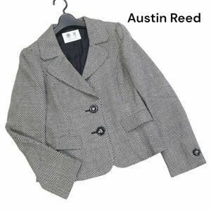 Austin Reed オースチンリード 秋冬 ウール テーラード ジャケット Sz.40　レディース 日本製 セミフォーマル　K3T00416_9#N