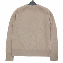 UNIQLO ユニクロ 高級 カシミヤ100%♪ 秋冬 Vネック ニット セーター Sz.S　レディース モカ　K3T00444_9#K_画像4