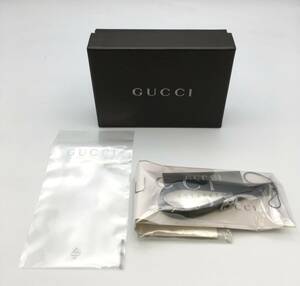 6681K☆未開封 GUCCI グッチ ストラップ ダブルG Gロゴ タグ 携帯ストラップ レザー 革