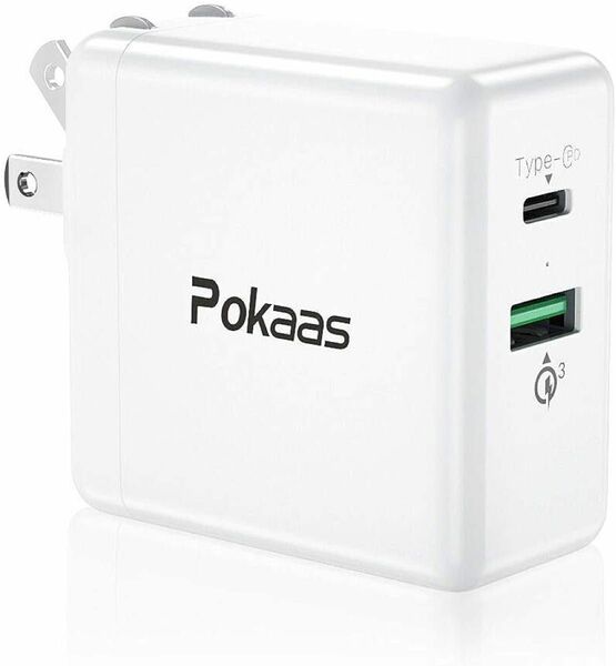 PD充電器 Type C 急速充電器 30W iPhone 充電器 Pokaas Type-C PD充電器 USB充電器 