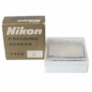 [ used ] NIKON Nikon original four kasing screen type B burnt point version F3 for box NT beautiful goods S rank 