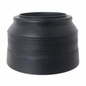 【中古】 HAMA ハマ ラバーレンズフード 2段階折りたたみ式 ネジ込み式 62mm NT Bランクの画像3