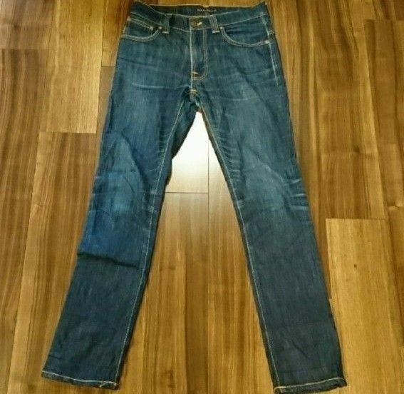 ヌーディ―ジーンズ シンフィン W31 L32 DRY STRETCH デニムパンツ