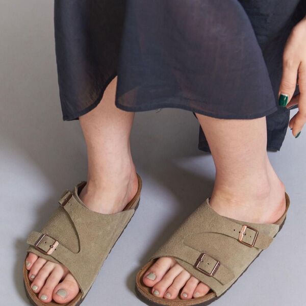 <BIRKENSTOCK>スエード ZURICH サンダル