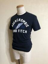 Abercrombie & Fitch アバクロンビー&フィッチ クルーネック Tシャツ トップス サイズS 半袖 ネイビー 170/92A _画像6