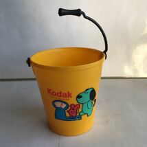 ■昭和レトロ Kodak Kodak キャラクターグッズバケツ　ジャンク　おもちゃ当時物2a■検おまけ食玩消しゴム昔グリコ古い玩具_画像1