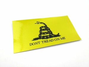 Dont tread on me ガラガラヘビ 防水シール ステッカー 反射 リフレクター