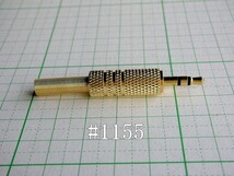 管理番号＝3E108　　自作用　φ3.5mm　ステレオミニプラグ　　#1155　　1個　　_画像2