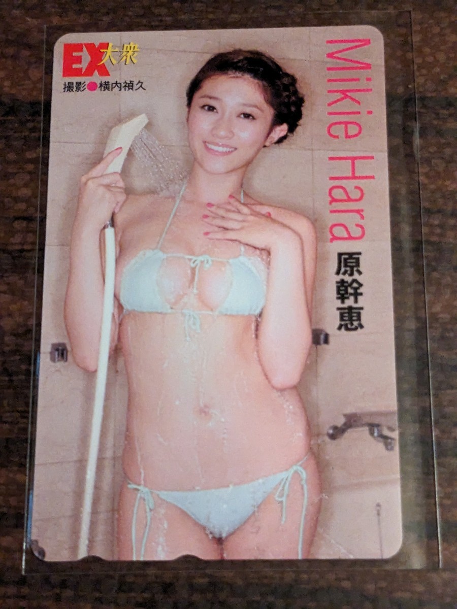 テレカ 原幹恵 大衆の値段と価格推移は?|2件の売買データからテレカ