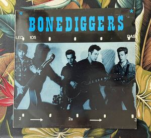 The Bonediggers LP Dedicated To Those Who've Died Trying .. 1989 UK Neo Rockabilly ロカビリー サイコビリー