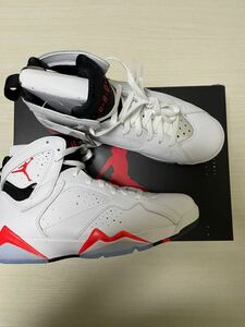 国内正規新品 27cm NIKE AIR JORDAN 7 RETRO WHITE INFRARED ナイキ エアジョーダン 7 レトロ ホワイト インフラレッド CU9307-160 US9