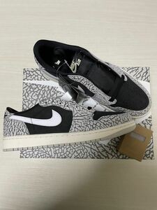 国内正規新品 27.0cm NIKE Air Jordan 1 Retro Low OG Black Cement CZ0790-001 エアジョーダン ブラックセメント エレファント