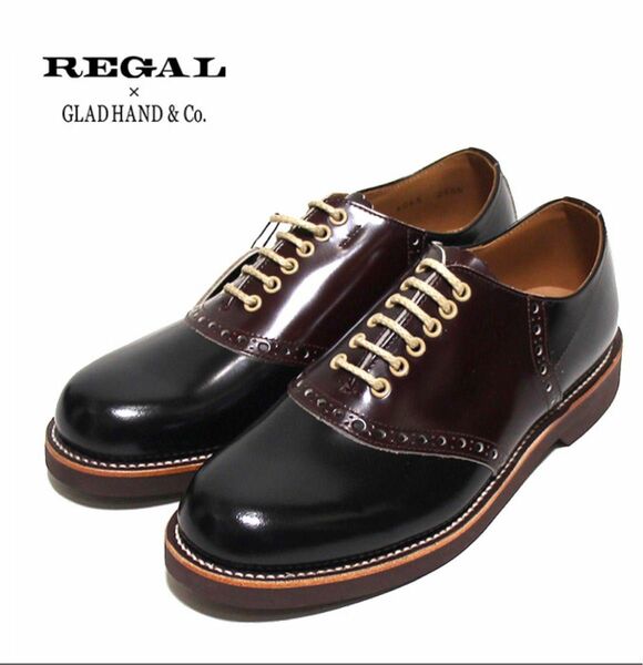 GLAD HAND×REGAL/グラッドハンド×リーガルSaddle Shoes”Men's” 25EE 新品未使用！