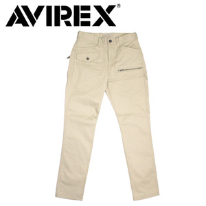 AVIREX (アヴィレックス) 6156101 STRETCH DOBBY PANT ストレッチ ドビー パンツ 783-5210004 51(40)BEIGE-XL