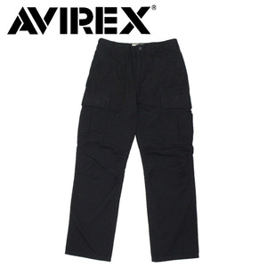 AVIREX (アヴィレックス) 3910013 6176084 COTTON RIPSTOP FATIGUE PANTS コットン リップストップ ファティーグ パンツ 全4色 09(10)BLACK