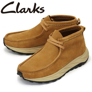 Clarks (クラークス) 26173319 Wallabee Eden ワラビー エデン メンズシューズ Dark Sand Suede CL104 UK8.5-約26.5cm