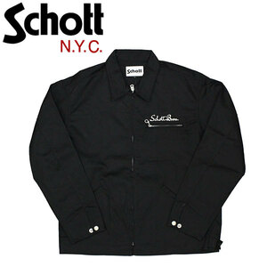 Schott (ショット) 3952005(旧品番3112055) TC WORK JACKET ワークジャケット 09(010)BLACK XL