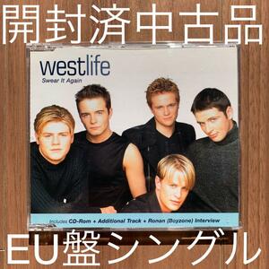 WESTLIFE ウエストライフ Swear It Again EU盤シングル 開封済中古品