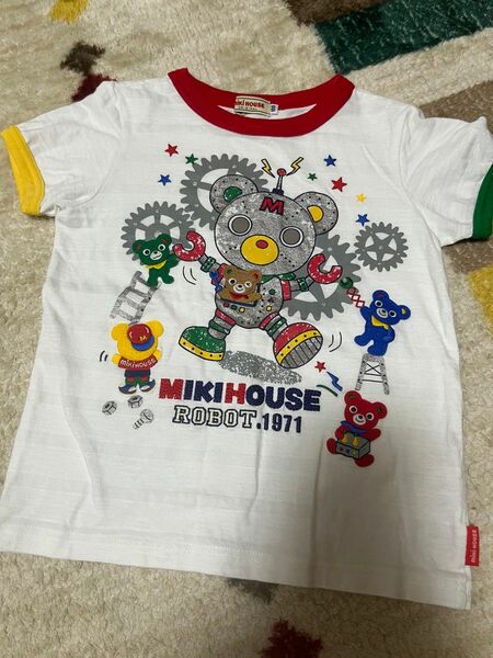 ミキハウス 豪華Tシャツ ロボット 100 美品