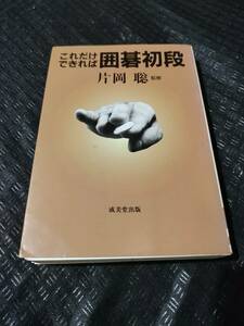 【ご注意 裁断本です】【ネコポス２冊同梱可】これだけできれば囲碁初段　415ページ