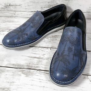 LANVIN en Bleu ランバンオンブルー スリッポン シューズ スニーカー 靴 ネイビー 25