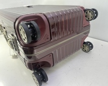 未使用品 RIMOWAリモワ・LIMBOリンボ・キャリーケース・60L/4輪・ワイン色系・東京発_画像5