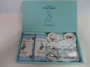  Peter Rabbit coffee spoon & Coaster pair set 