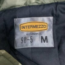 I42 intermezzo BY D'URBAN 中綿 コート M カーキ オリーブ フーディー メンズ アウター ミリタリー風 インターメッツォ バイ ダーバン_画像7