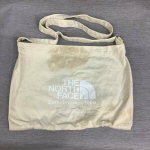 I822 THE NORTH FACE ミュゼット バッグ きなり ショルダー BAG ロゴ プリント オーガニック コットン 肩掛け ノースフェイス