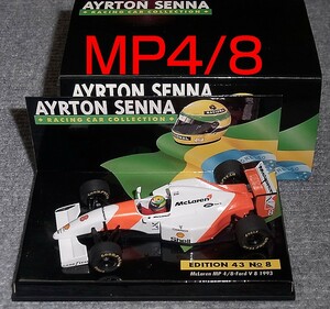 セナコレ8 1/43 マクラーレン フォード MP4/8 セナ 1993 McLaren FORD セナコレ SENNA ホンダ HONDA