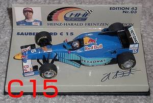 1/43 ザウバー フォード C15 フレンツェン HHF レッドブル SAUBER FORD C16 C17 REDBULL