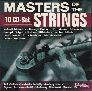 ★CD MASTERS OF THE STRINGSマスターズ・オブ・ザ・ストリングス ヴァイオリン協奏曲コレクションCD10枚組*ハイフェッツ.オイストラフ他