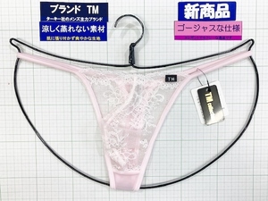 ターキー　TM　Ｔ２Ｍ２＋レース　SEXY脇細　TB　Mサイズ　ピンク　新商品