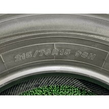 2020～2021年製 8分山 ヨコハマ DNA map ES340 215/70R15 98H 4本/札幌市手渡し可/中古オンロードタイヤ(夏タイヤ) C1_106_画像9