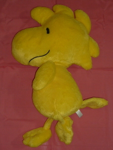  ultra rare! retro Snoopy character Woodstock BIG soft toy *