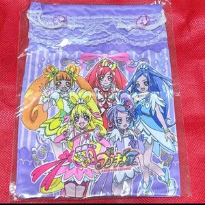 お値下げ価格。当時品 未使用 未開封 映画 ドキドキプリキュア 巾着袋