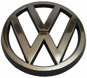 エンブレム 丸 90mm VW Volkswagen フォルクスワーゲン ロゴ メッキ フード フロント ボディ ブラジリア T3 T4 同梱送料300円 ＶＷ空冷