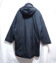 ☆天然羽毛の上質な品です　☆DESCENTE　☆デサント　☆アウトドアウエア　☆フード付き　☆ベンチコート　☆防寒着　☆ブラック　☆O～XO_画像2