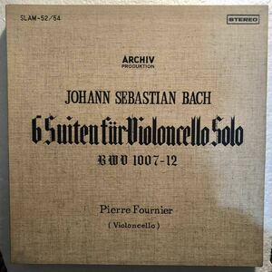 日ARCHIV フルニエ　バッハ:無伴奏チェロ全曲　3LP 初版