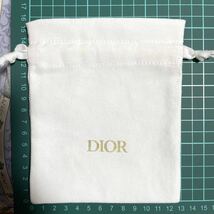 Christian Dior クリスチャンディオール 巾着　ポーチ　小さい巾着　　白　ホワイト　非売品　ノベルティ　3枚セット_画像5